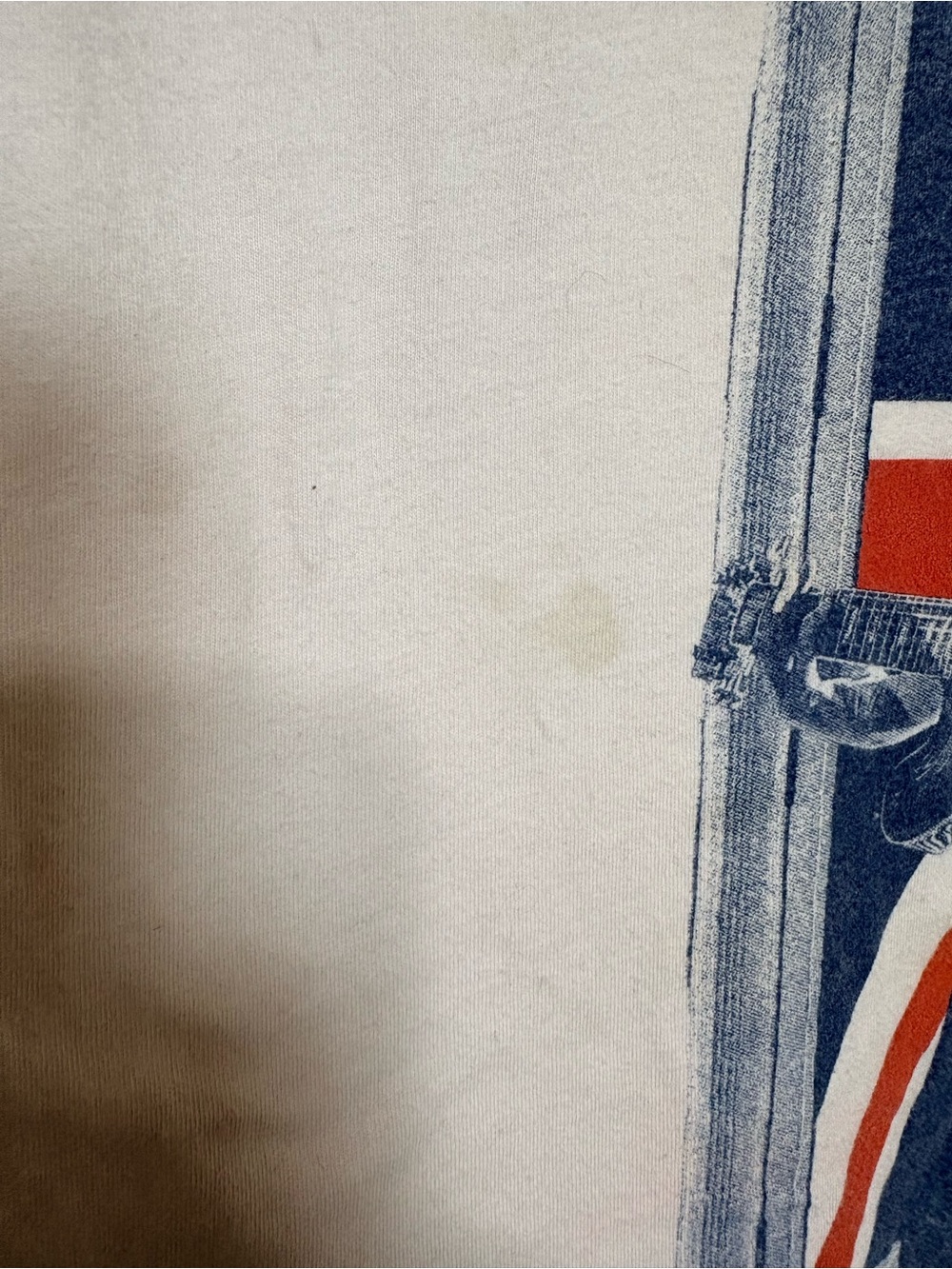 Paul McCartney Ivory Crew Neck Short Sleeve Cotton T-Shirt Tee Size Small - Picture 9 of 14